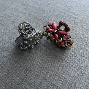 Vintage Hair Claw Clips